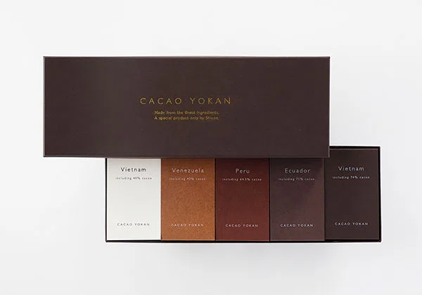 塩瀬総本家「カカオ羊羹」パッケージ