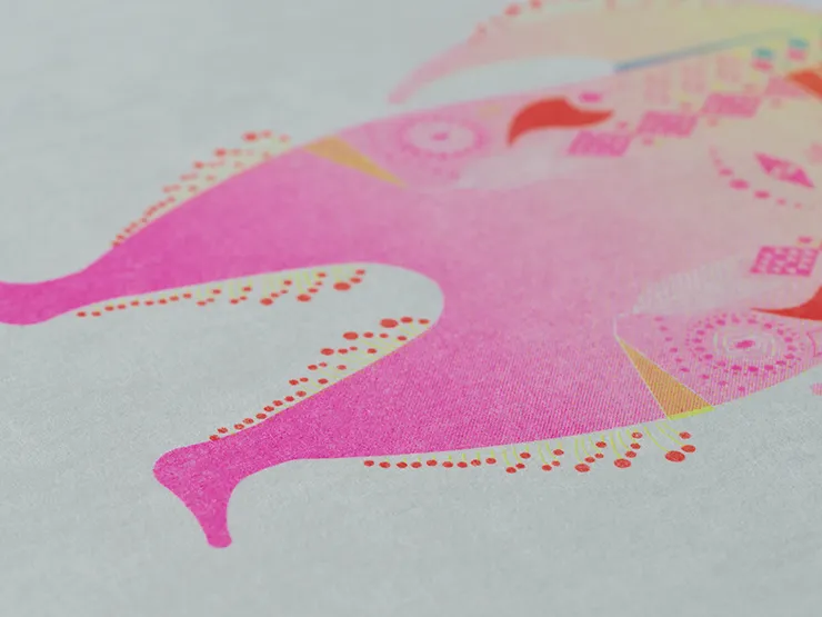 リソグラフ
──予測できない。だから楽しい印刷手法