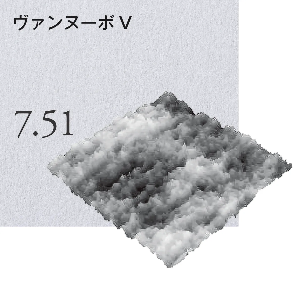 ヴァンヌーボV 風合いのよさと印刷適性の 高さを併せもったラフ・ グロスのパイオニア。